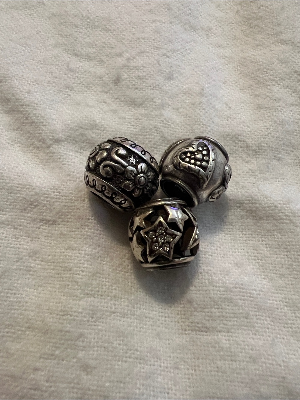 Brighton Silver Decorative Bead Charms